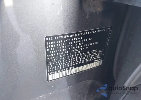 2019 Volkswagen Tiguan 2.0T Se/2.0T Sel/2.0T Sel R-Line/2.0T Sel R-Line Black из США, поврежденный, VIN 3VV2B7AX0KM017003